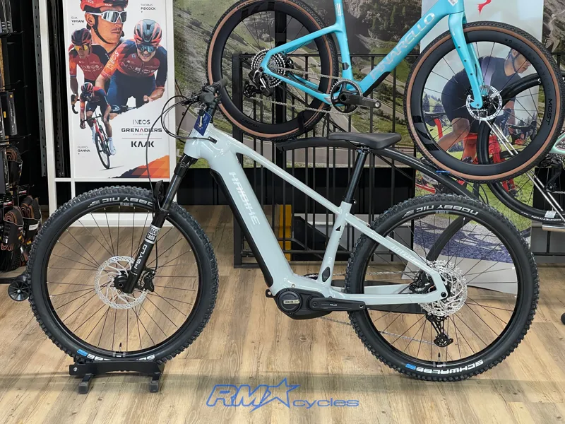 Haibike Alltrack 7 Electric Mountain Bike Urban Grey/White Small 2025 Ex-Display-1