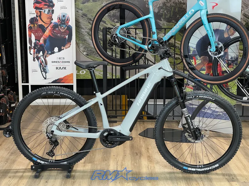 Haibike Alltrack 7 Electric Mountain Bike Urban Grey/White Small 2025 Ex-Display