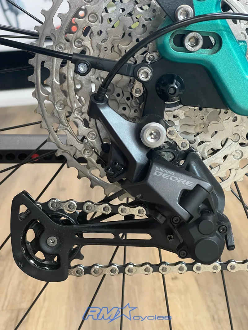 Haibike Trekking 7 Low Step Large in Aqua Green 2025-5