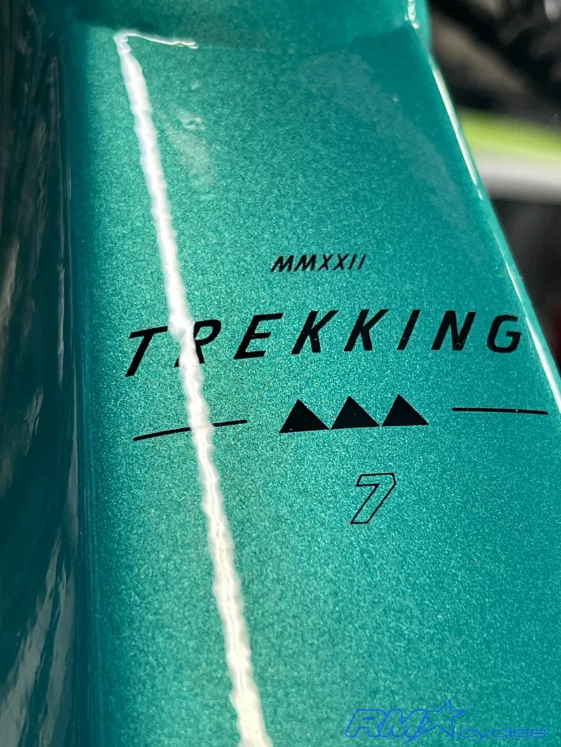 Haibike Trekking 7 Low Step Large in Aqua Green 2025-2