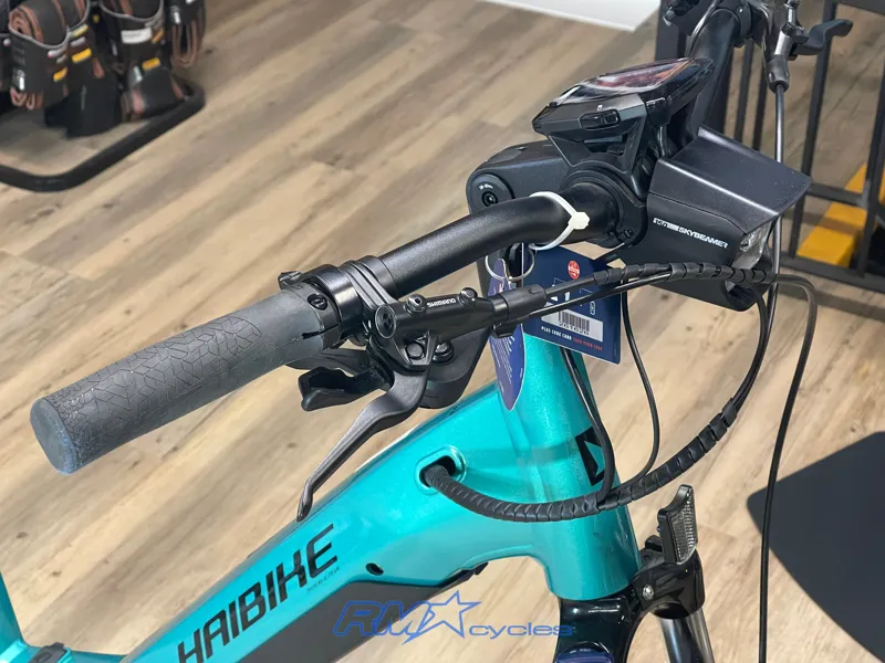 Haibike Trekking 7 Low Step Large in Aqua Green 2025-7