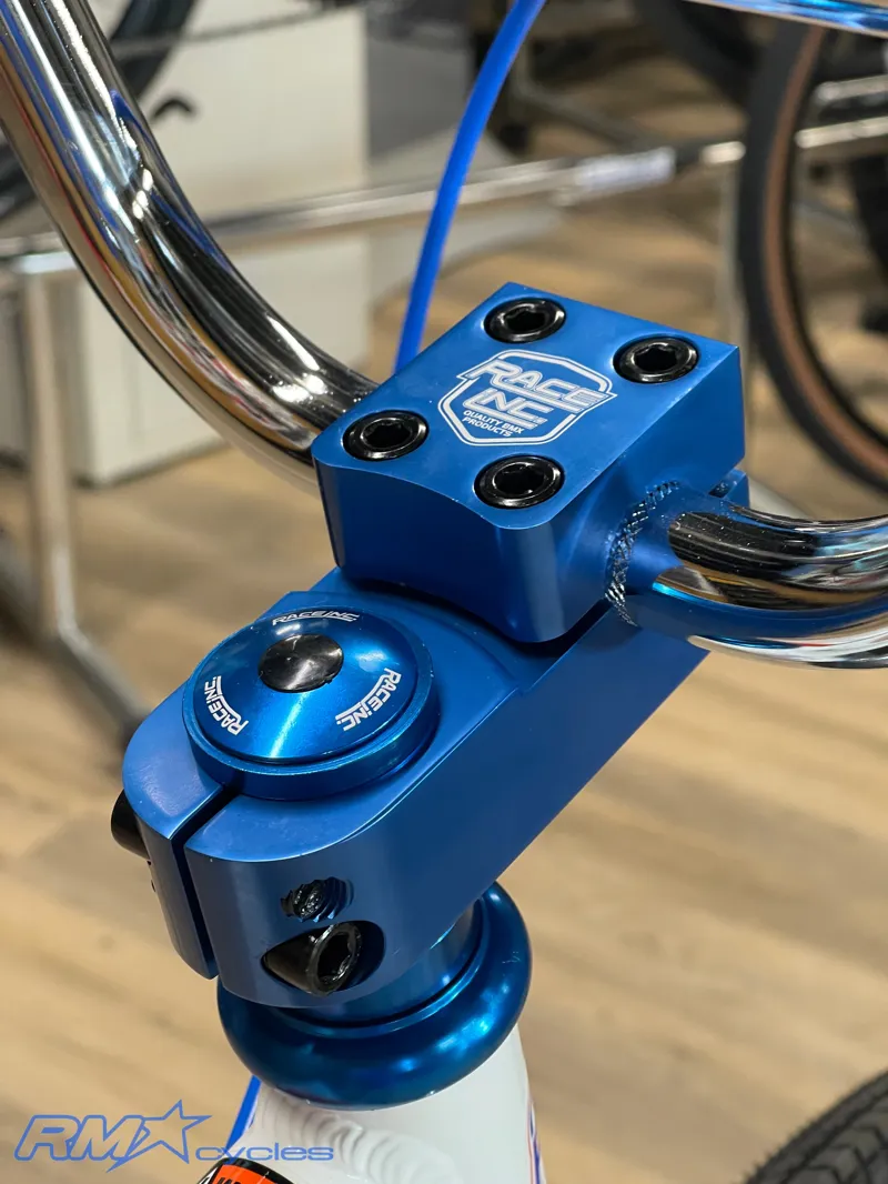 RACE INC RA24R- White With Blue Components 2025-4
