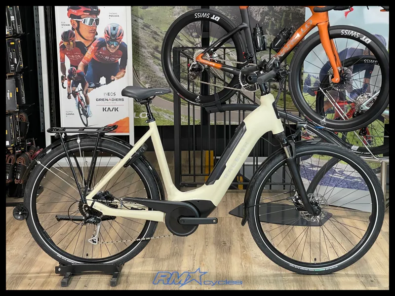 Raleigh Motus Grand Tour Step Through Electric Bike Large 2023 Cream Ex-Display