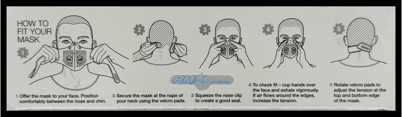 Respro City Mask Medium - Grey-2