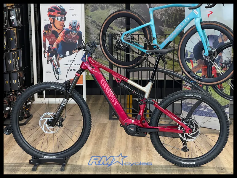 Ghost E-Asx Essential High Electric Mountain Bike in Rebel Uni Red 2026-1