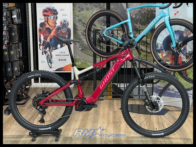 Ghost E-Asx Essential High Electric Mountain Bike in Rebel Uni Red 2026