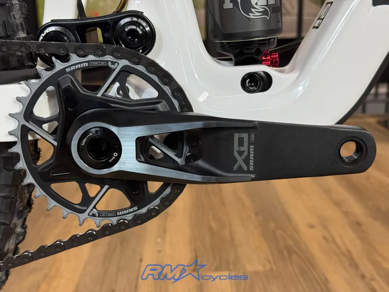Pivot Firebird V5 Frame Medium White Gold MTB Custom Build-8