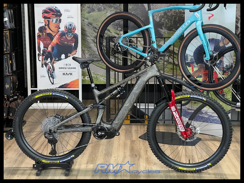 Specialized S-Works Turbo Levo 4 Electric Bike 2026 S3 Satin Taupe/Gunmetal Strata/Metallic Obsidian Ex-Demo