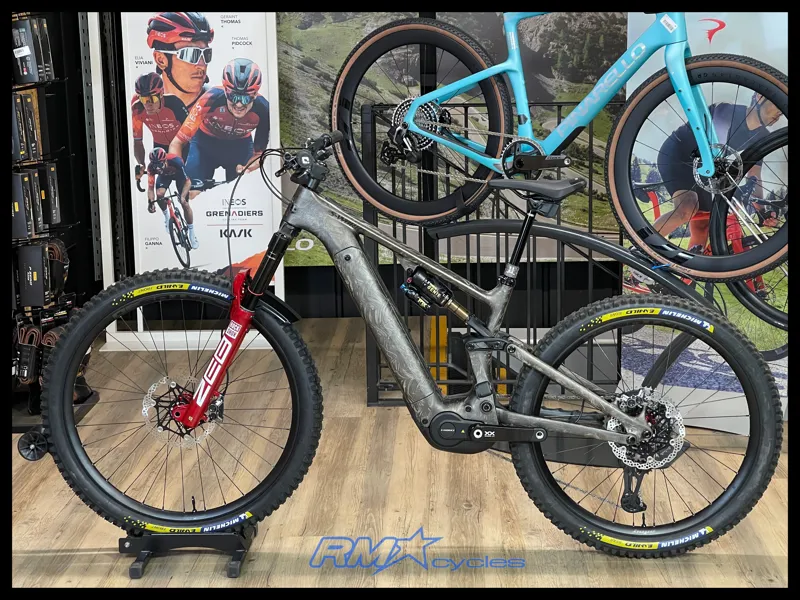 Specialized S-Works Turbo Levo 4 Electric Bike 2026 S3 Satin Taupe/Gunmetal Strata/Metallic Obsidian Ex-Demo-1
