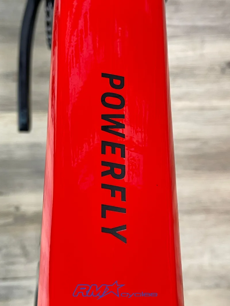 Trek Powerfly+ 4 27.5 Electric Mountain Bike in Gloss Radioactive Red/Matte-2