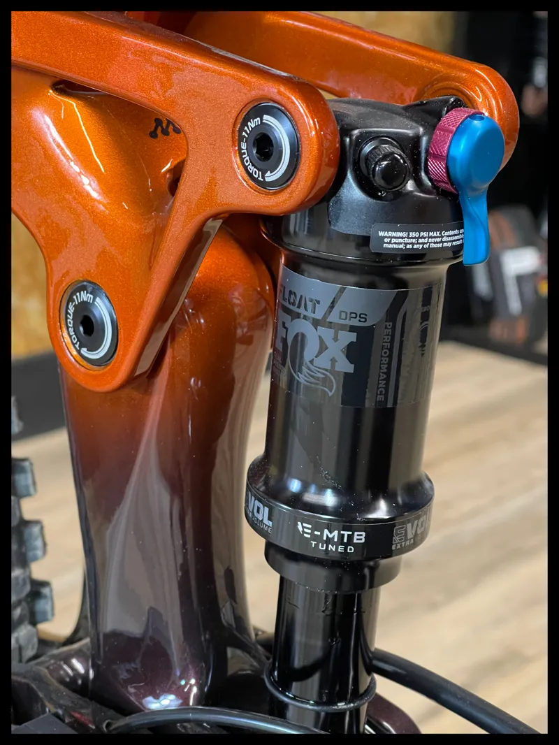 Giant Trance X Advanced E+ EL 2 25km/H Electric Mountain Bike in Amber Glow/Cordovan-5