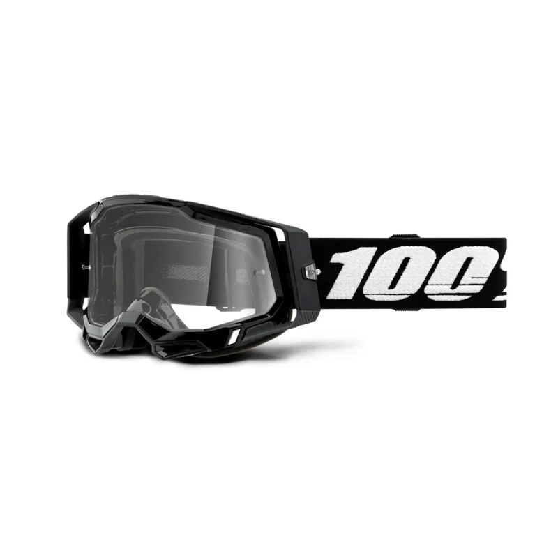 100 Racecraft 2 Goggle / Clear Lens Black