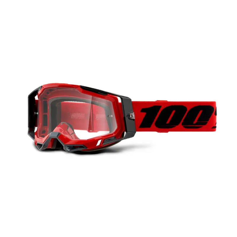 100 Racecraft 2 Goggle / Clear Lens Red