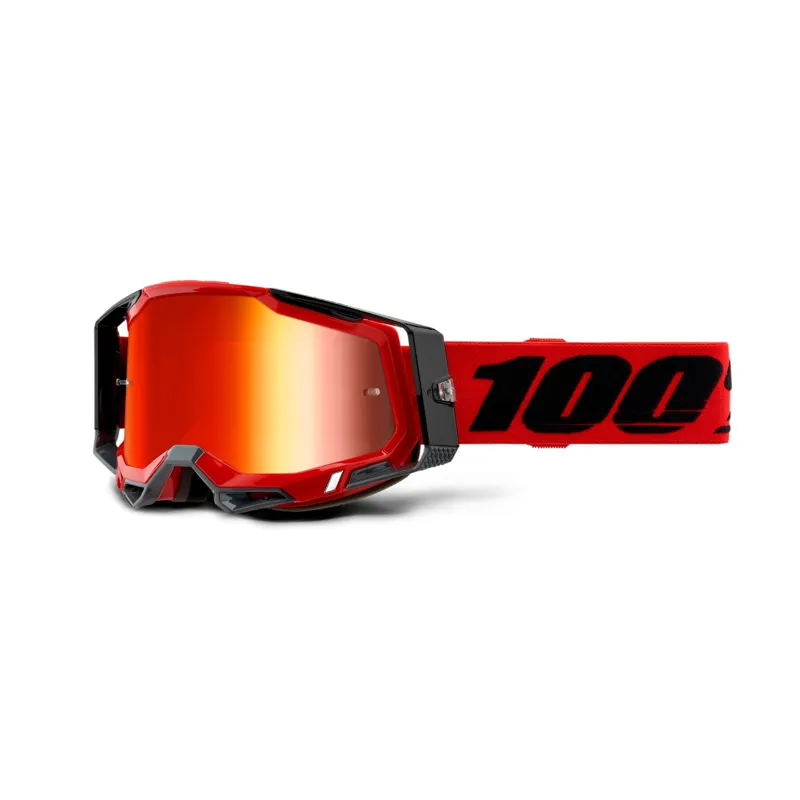 100 Racecraft 2 Goggle / Mirror Lens Red