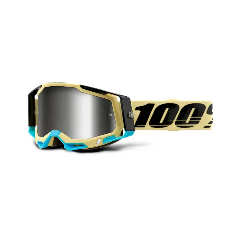100 Racecraft 2 Goggle / Silver Mirror Lens Airblast