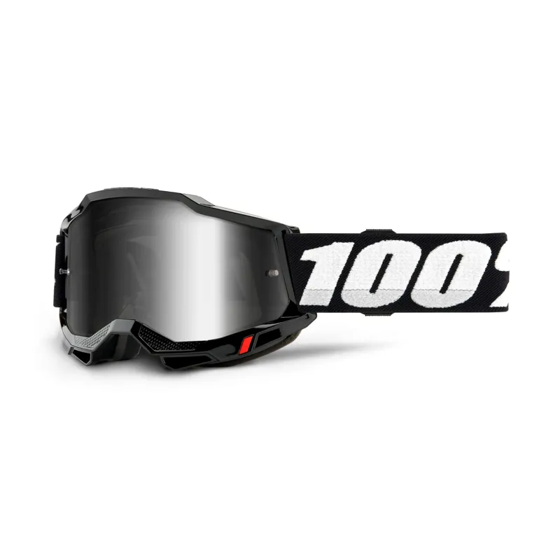100 Accuri 2 Goggle / Silver Mirror Lens Black