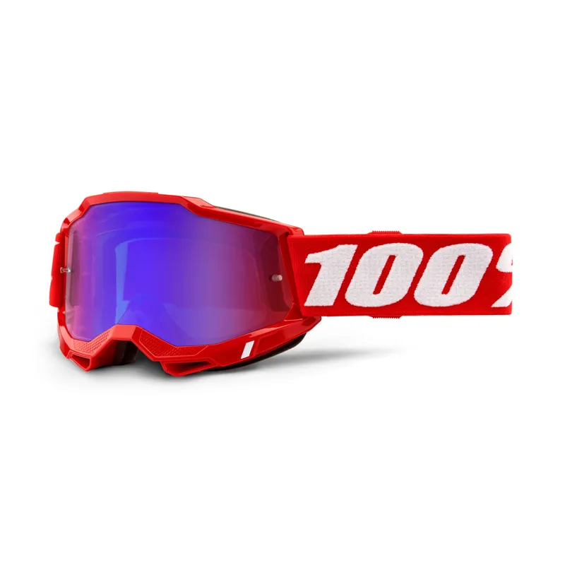 100 Accuri 2 Goggle / Red/Blue Mirror Lens Red