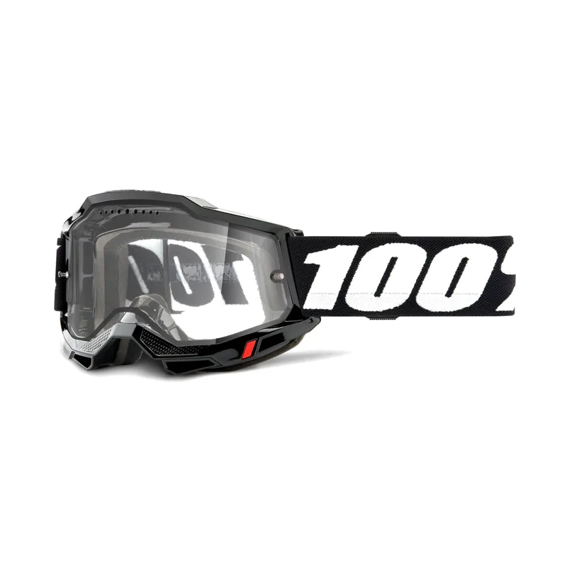 100 Accuri 2 Enduro MTB Goggle / Clear Lens Black