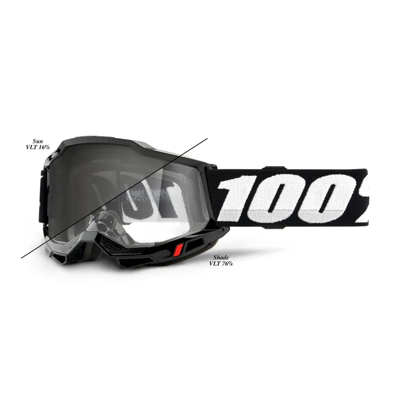 100% Accuri 2 UTV/ATV Goggles in Black-1