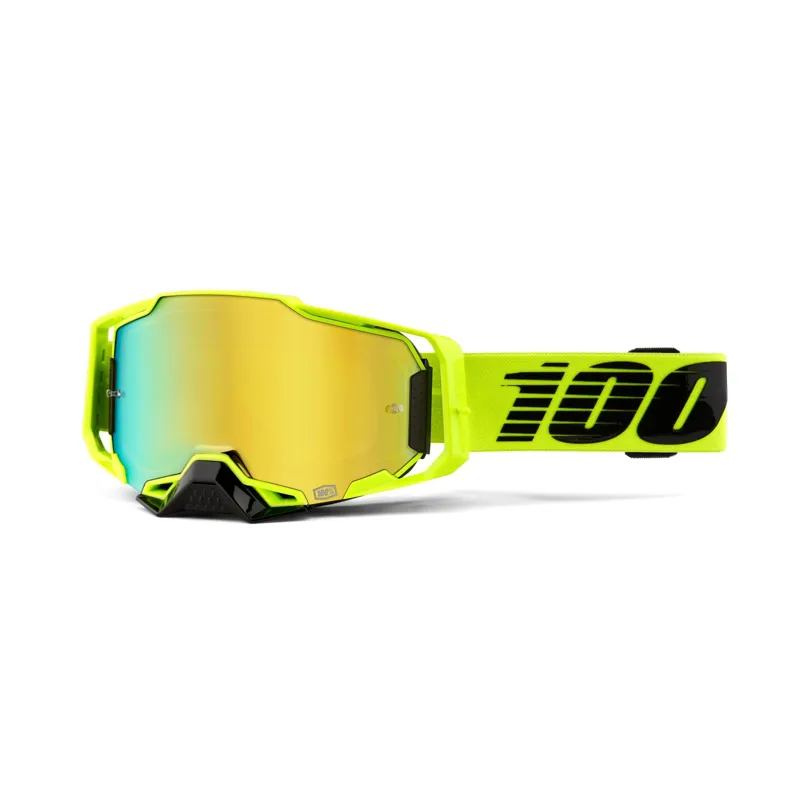 100 Armega Goggle / Gold Mirror Lens Nuclear Citrus