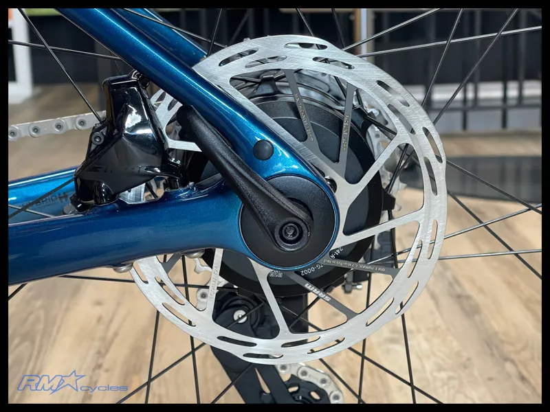 Giant Defy Advanced E+ Elite 2 E-Road Bike In Gloss Sea Sparkle-6