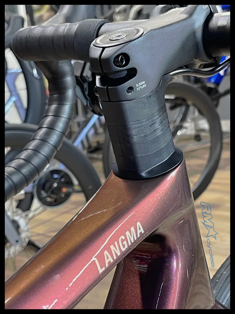 Liv Langma Advanced 1 Road Race Bike In Gloss Mechanic Rose-1