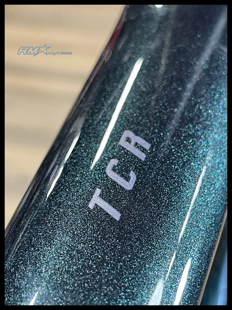 Giant TCR Advanced 1 Road Bike In Gloss Asphalt Green/Mercury-1