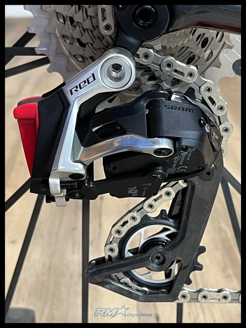 Giant TCR Advanced SL 0 Red Road Race Bike In Gloss Black Lava/Iris-3