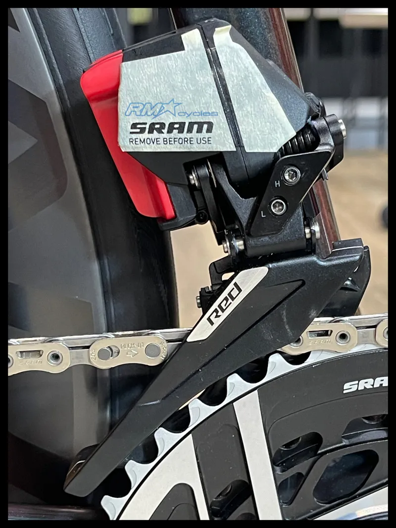 Giant TCR Advanced SL 0 Red Road Race Bike In Gloss Black Lava/Iris-4