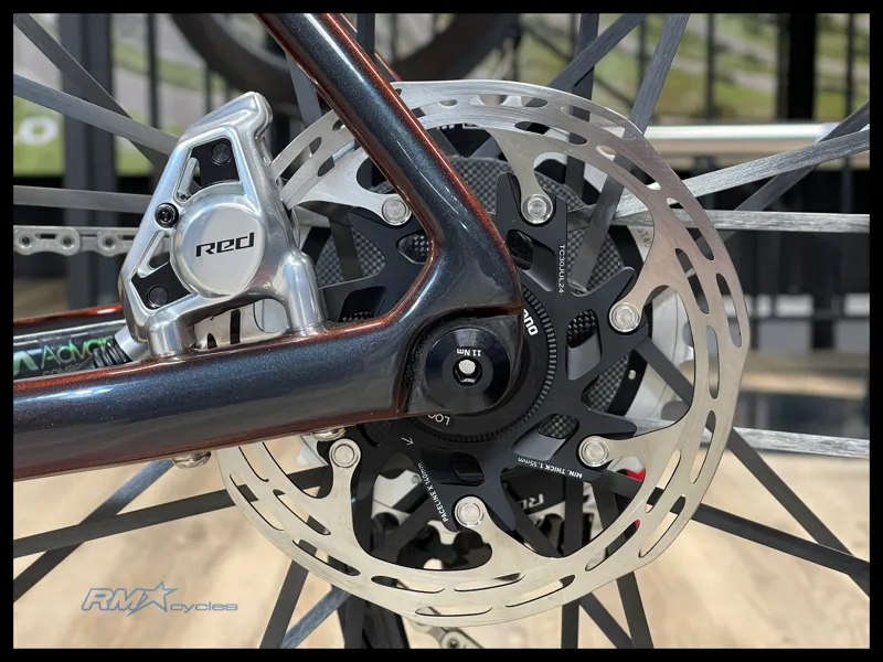 Giant TCR Advanced SL 0 Red Road Race Bike In Gloss Black Lava/Iris-7