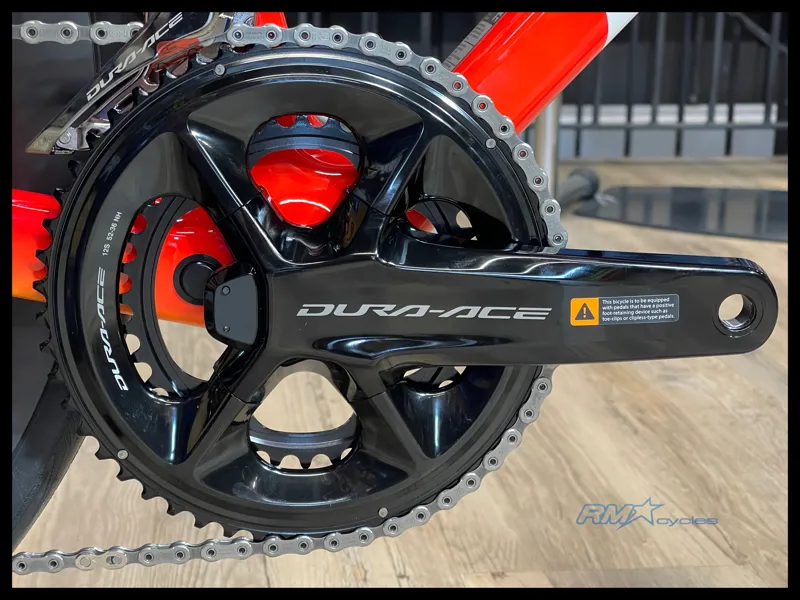 Giant TCR Advanced Pro Dura Ace Road Bike in Black/Rosso Corsa-5