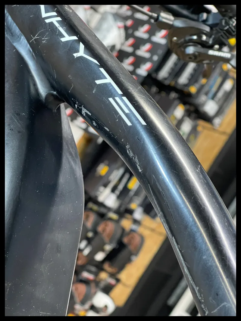 Whyte e-505 MEDIUM V1 Matt Black with Grey and Rose 2021 Approved Used-12