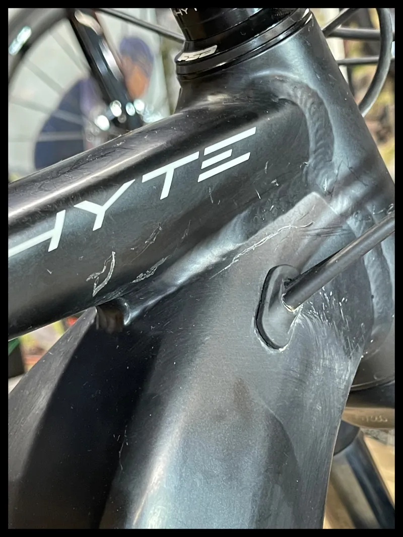 Whyte e-505 MEDIUM V1 Matt Black with Grey and Rose 2021 Approved Used-5