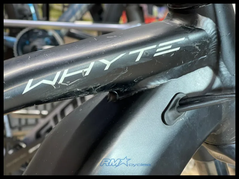 Whyte e-505 V1 Matt Black with Grey and Rose-11