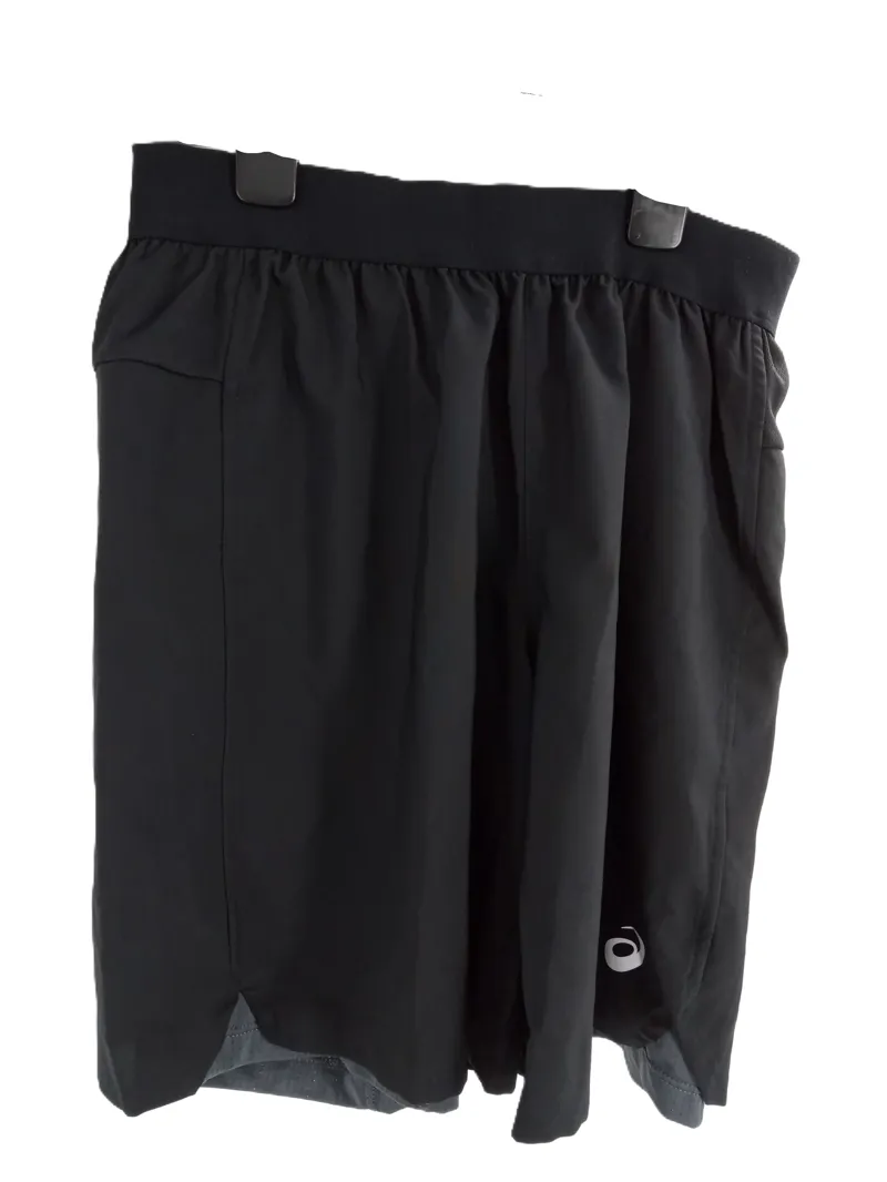 Asics Road 2-N-1 7 inch Short Size Small Black