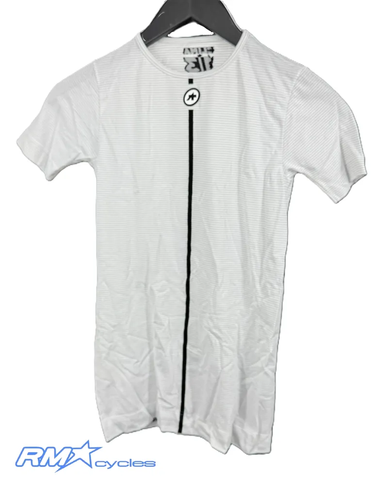 Assos Mens Summer Short Sleeve Base Layer XS-S White