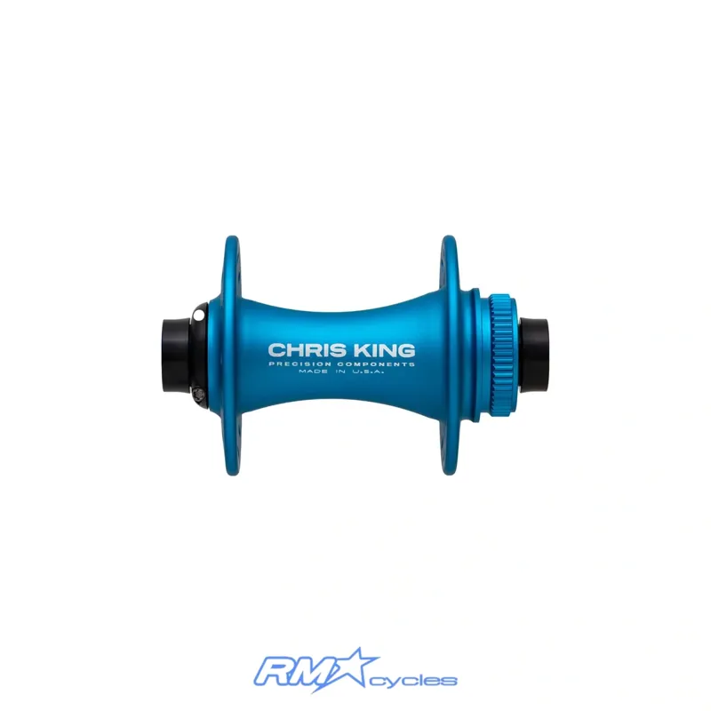 Chris King Road Hub R45D Centerlock Front 24h 12mm Thru Matte Turquoise