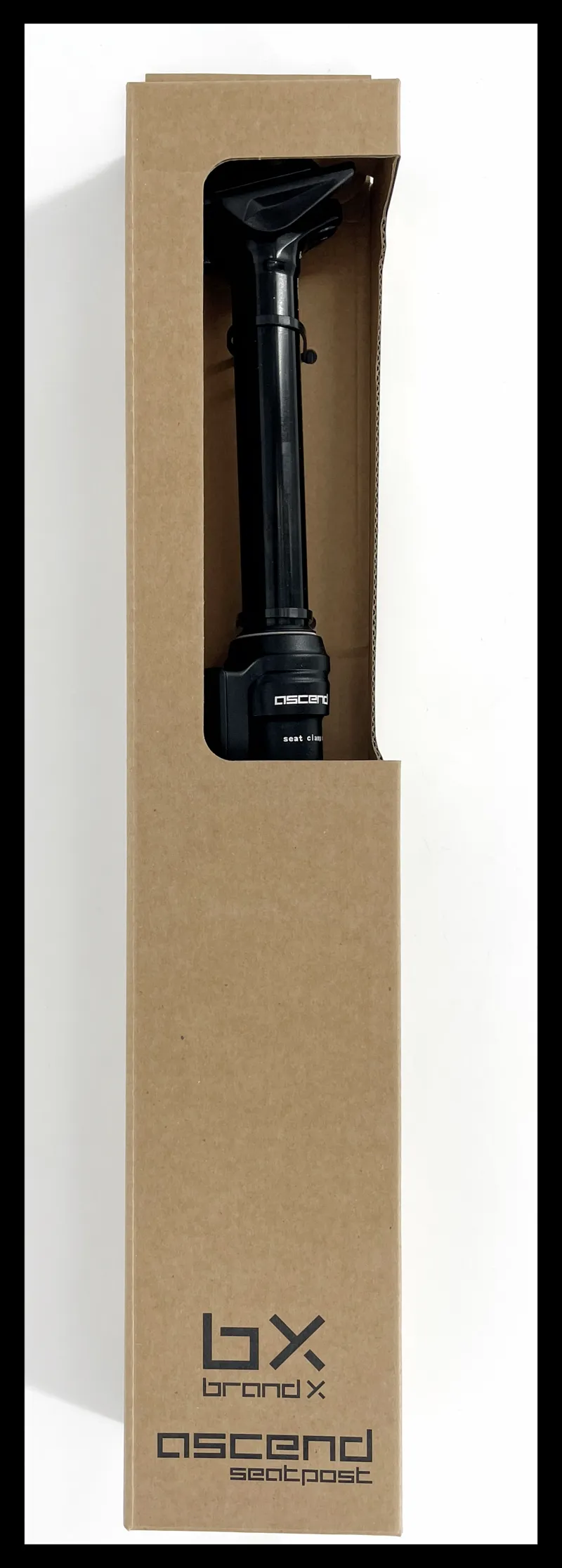 Brand X Ascend Dropper Seat Post Black 31.6mm x 400mm 125 mm Drop-5