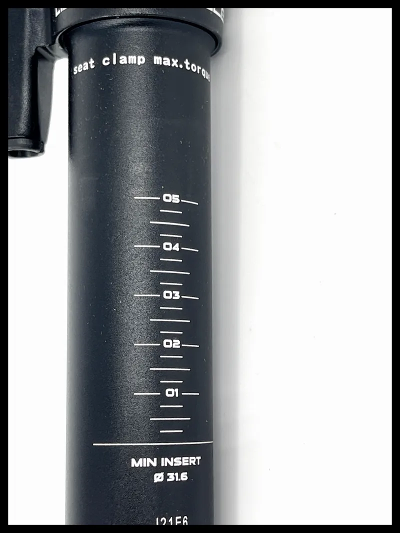 Brand X Ascend Dropper Seat Post Black 31.6mm x 400mm 125 mm Drop-3