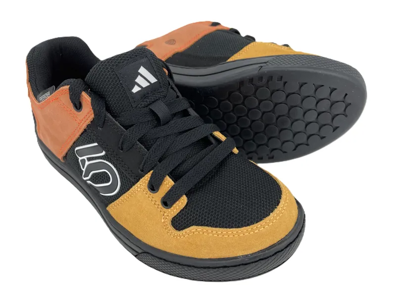 Five Ten Freerider Flat Shoes Size 7.5 Orange Black