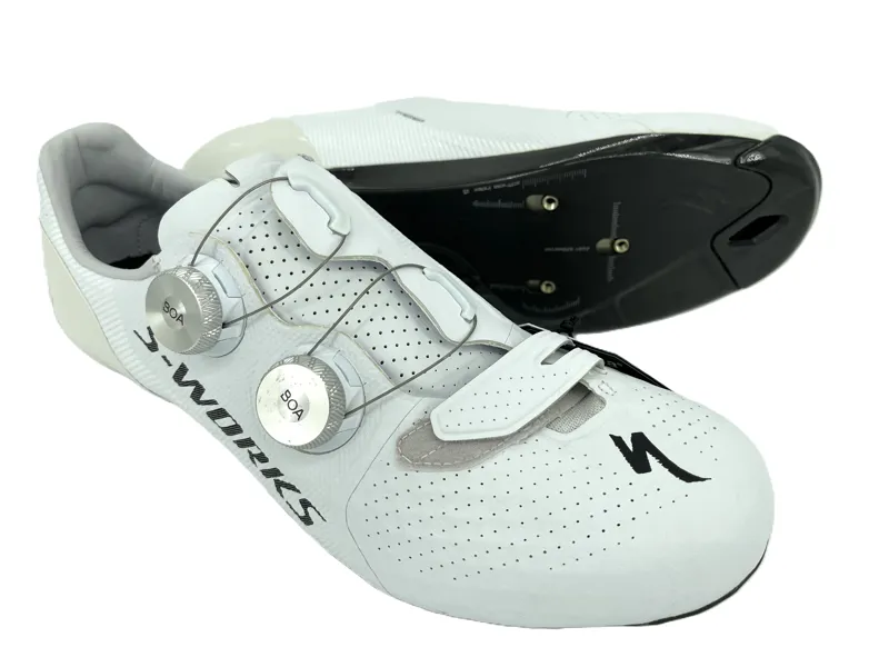 S-Works 7 RD Road Shoes Size 42.5 Unisex in White