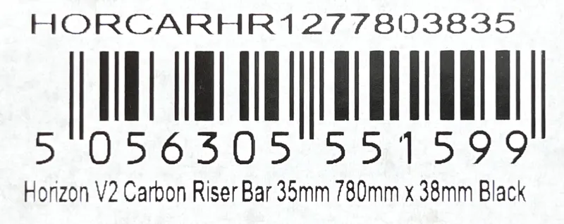 Nukeproof Horizon V2 Carbon Riser Bar 35x780mm-4