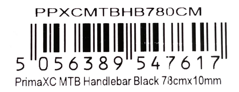 Prime Prima XC MTB Handlebar Black 780mm-4