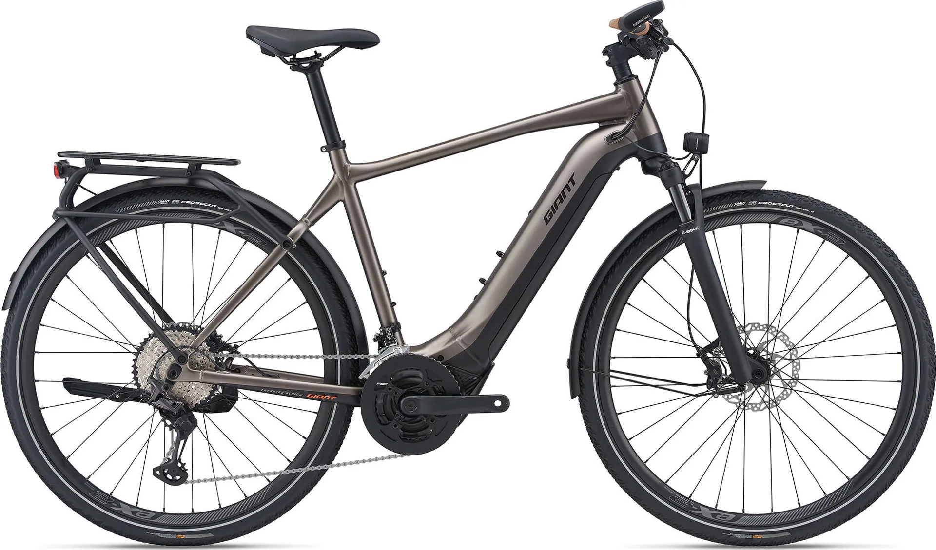 2021 Giant Explore E+ Pro Electric Bike in Brown