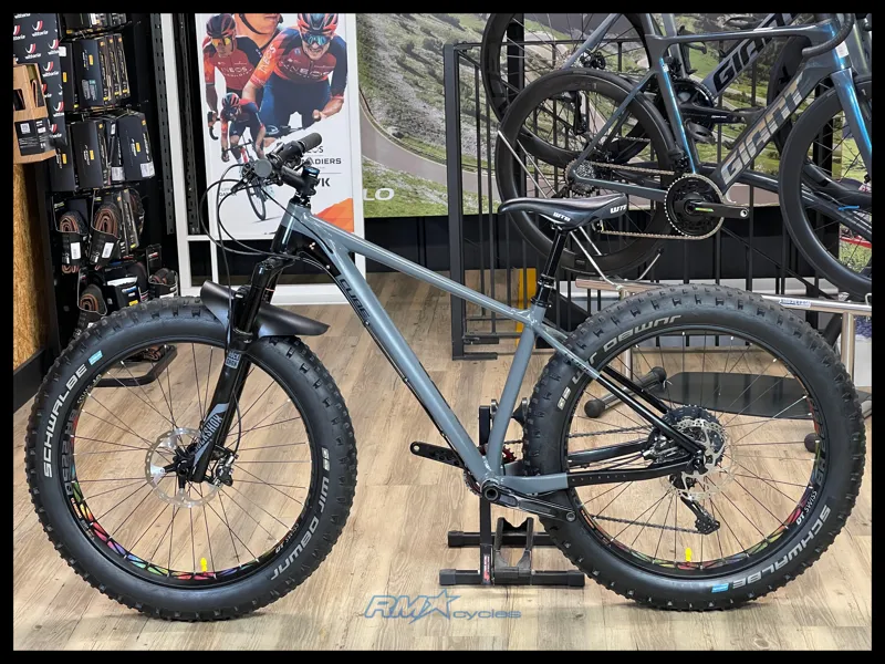Cube Fat Bike Nautrail Race Medium Black 2016 Approved Used-1