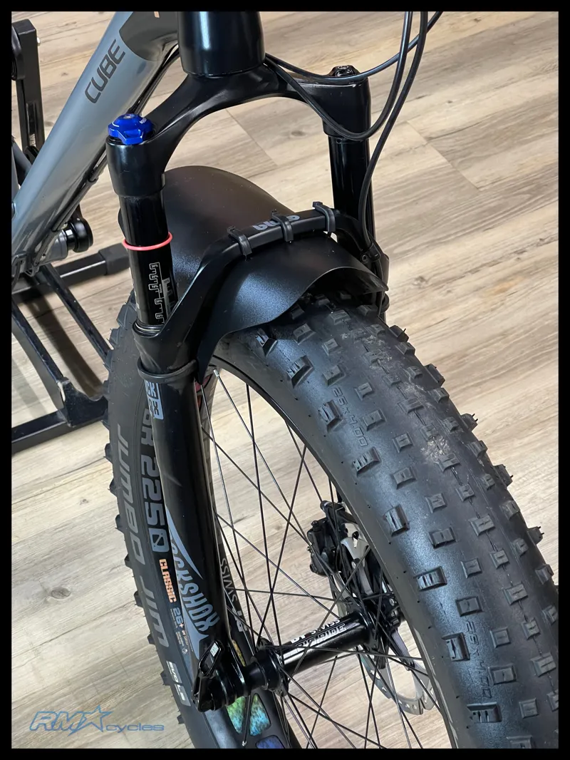 Cube Fat Bike Nautrail Race Medium Black 2016 Approved Used-6