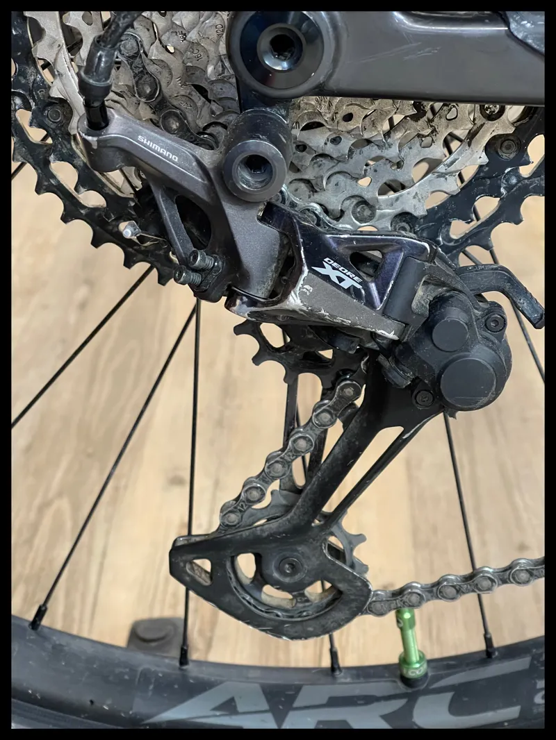 SANTA CRUZ HECKLER MX CARBON CC XT Large Dark Pewter 21 Approved Used-3