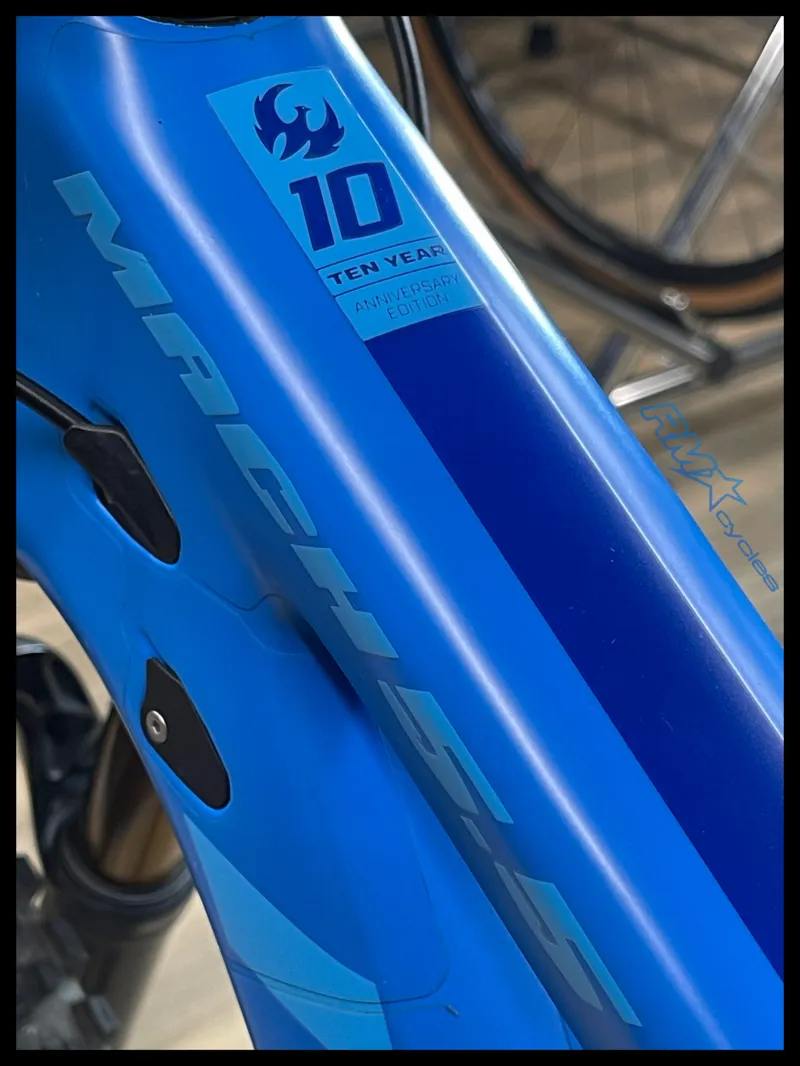 Pivot Mach 5.5 10th Anniversary Medium Blue 2017 Approved Used-2