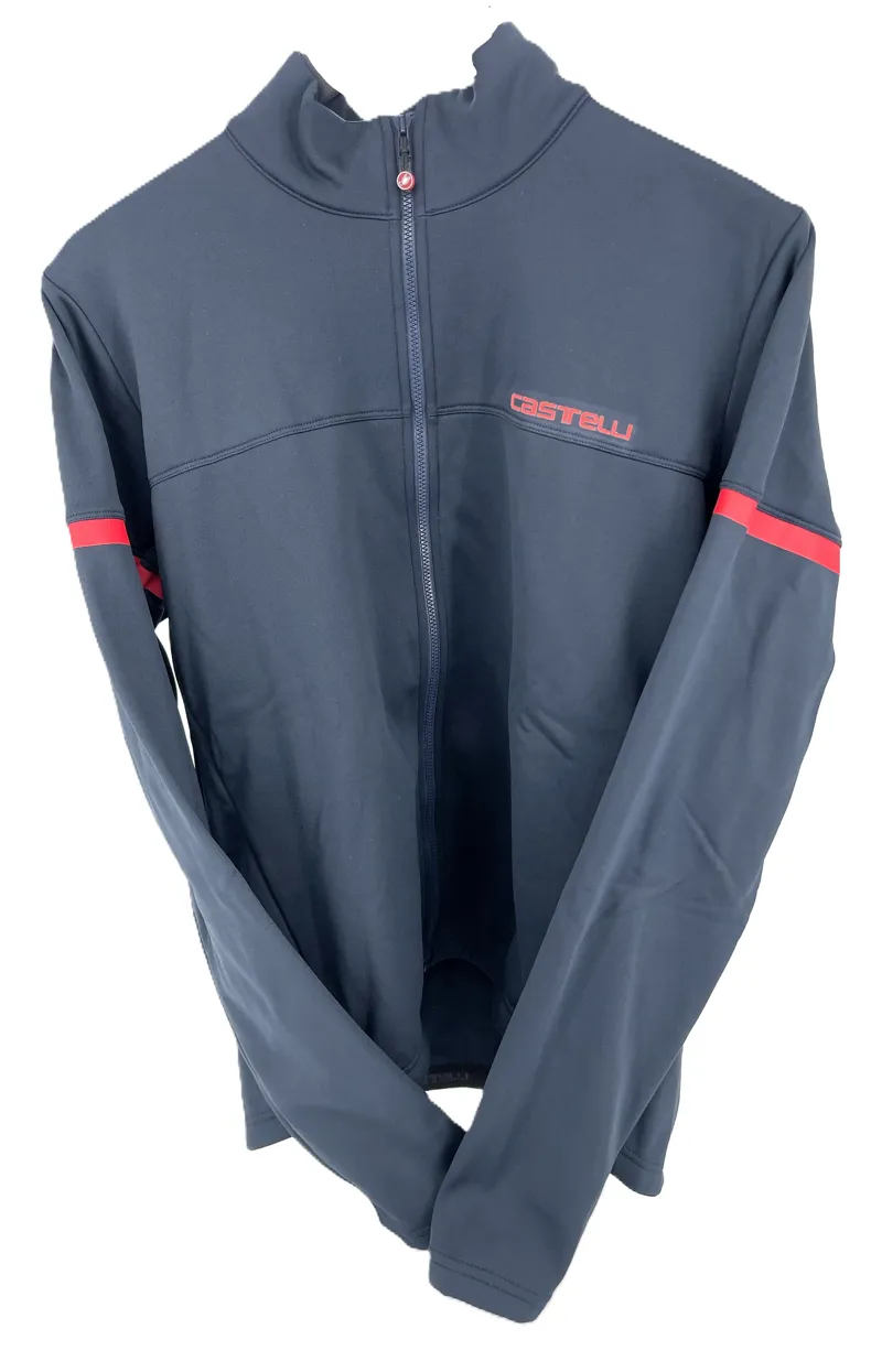 Castelli  Fondo 2 Mens Jersey Full Zip Cycling jersey Black/Red