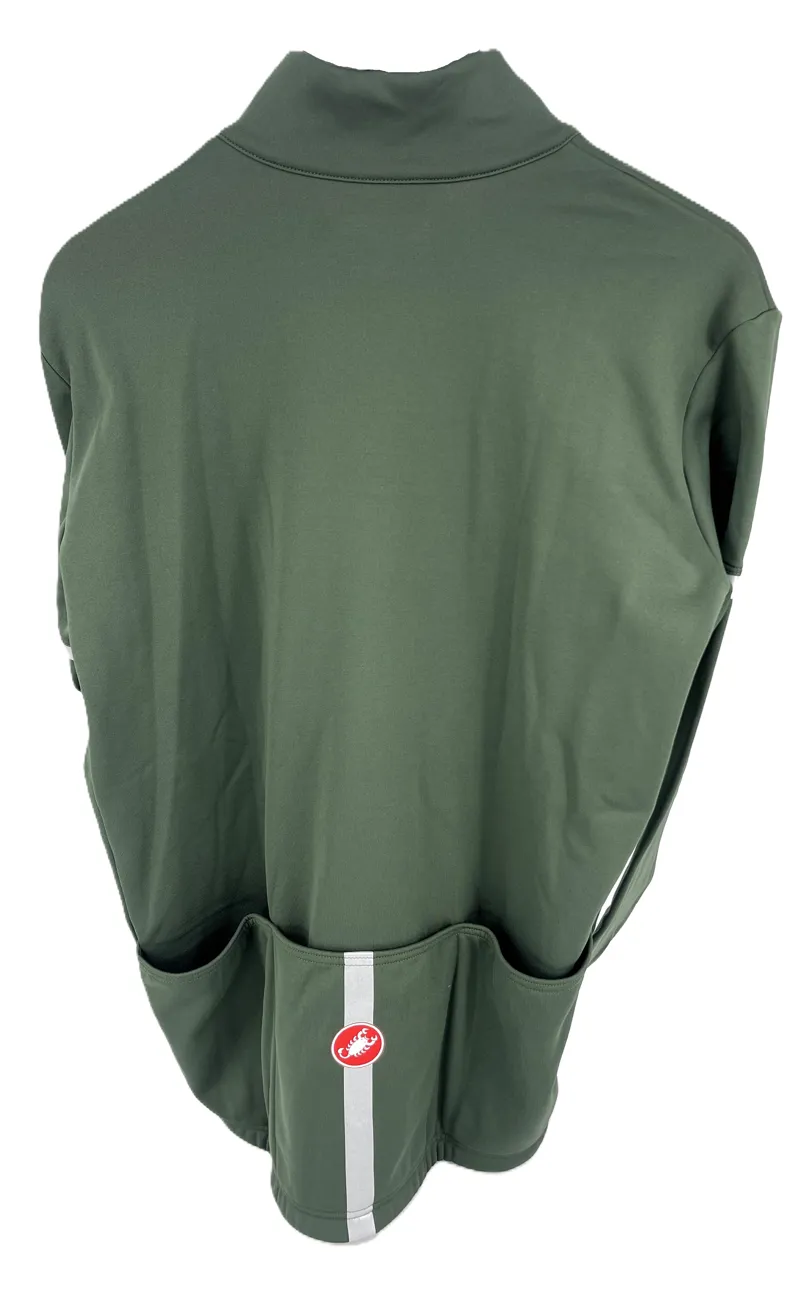Castelli  Fondo 2 Mens Jersey Full Zip Cycling jersey Green-1